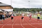 Senior mens 100 metres, EAP International Combined Events, Hexham Northumberland. Photo: David T. Hewitson/Sports for All Pics
